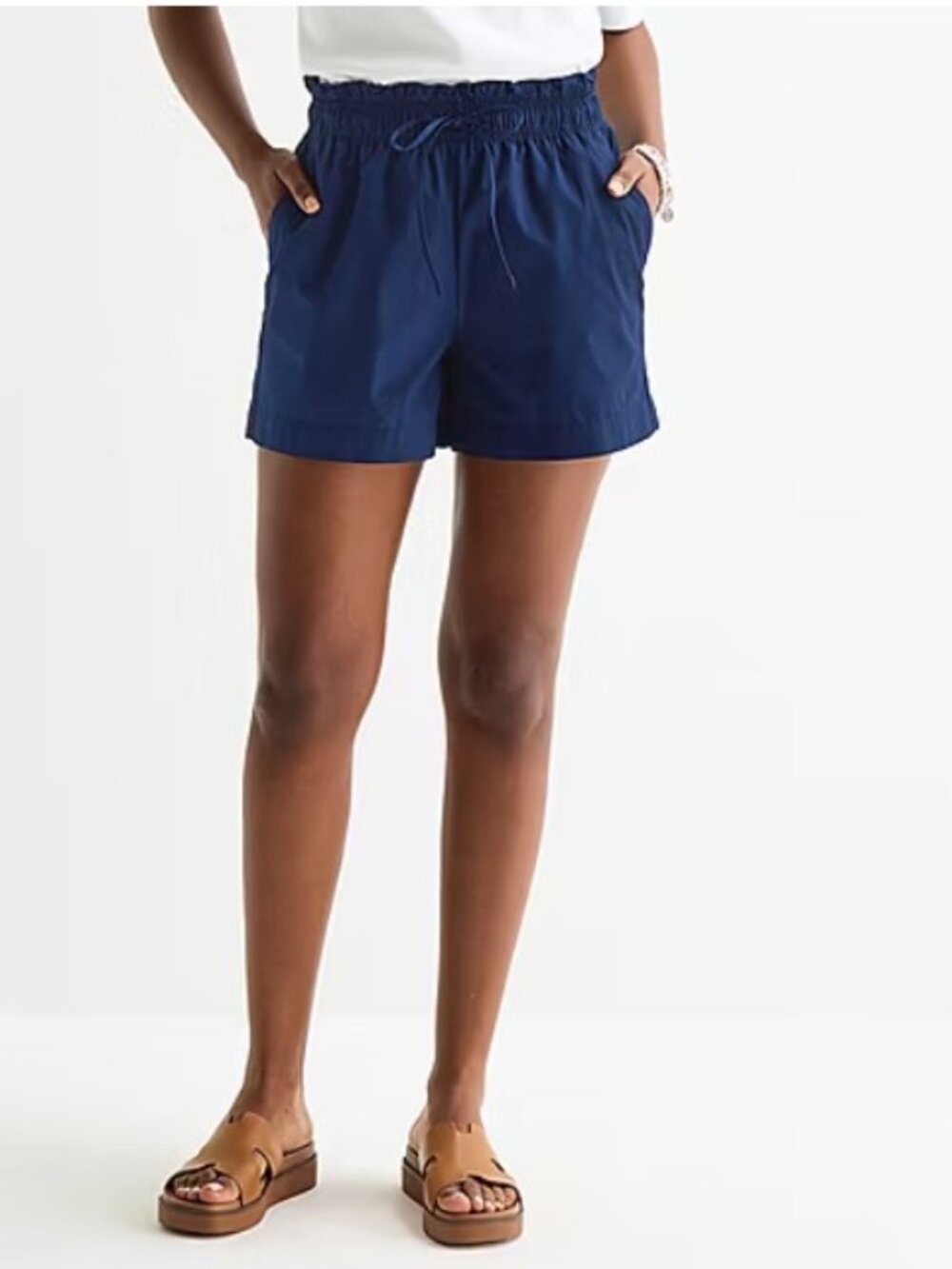 NWT Linen Blend Pull-On Short